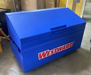 WESTWARD 499N11 Slope-Lid Jobsite Box 60&#034; x 30&#034; x 40&#034;, Blue