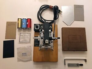 Kingsley Embossing Hot Foil Stamping Machine M-50 W/Extras, Excellent Condition