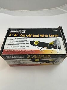 Central Pneumatic 3&#034; Air Cut-Off Tool w/ Laser 90 PSI Mod 65065 NEW Open Box