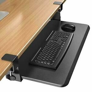 ErGear Keyboard Tray Under Desk Slide-Out Enlarged Keyboard Mouse Holder Ergo...