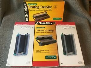 4 Replacement Fax Cartridges for Panasonic KX-FA652 Office Depot + 2 OfficeMax