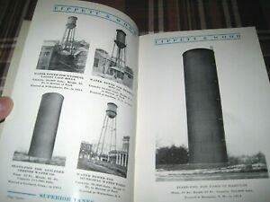Tippett Wood Water Towers Stand Pipes General Plate Construction 1916 Catalog