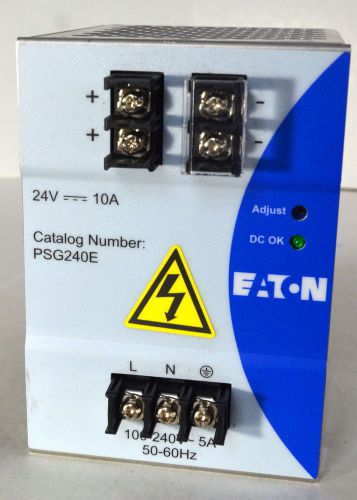 Eaton Cutler Hammer PSG240E - Input 100-240V 5A - Output 24V 10A