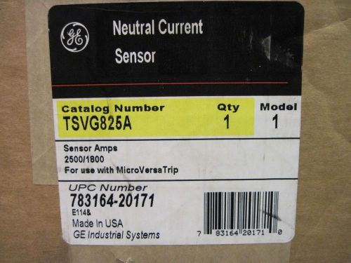 General Electric TSVG825A Neutral Current Sensor RMS-9 GE **New**