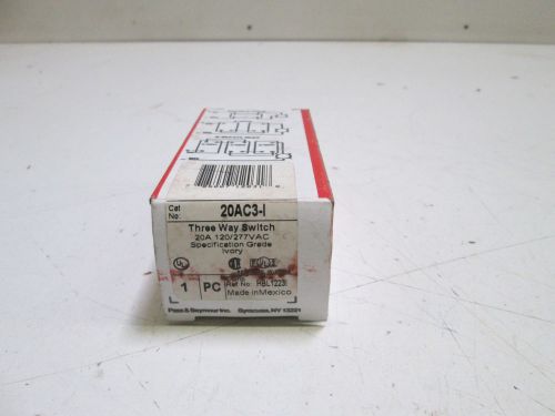 Pass &amp; seymour three way switch 20ac3-i *new in box* for sale