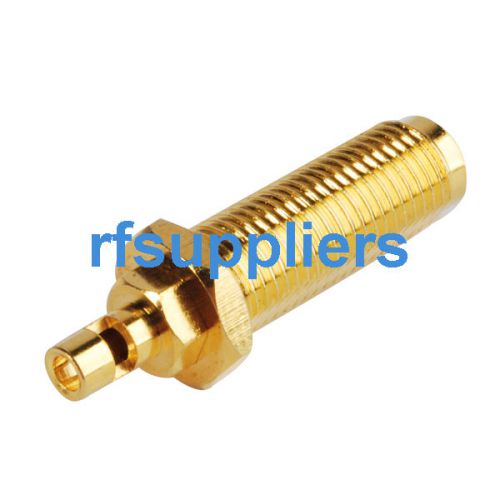 Sma female jack straight rf connector crimp for 1.37,1.13mm cable new for sale