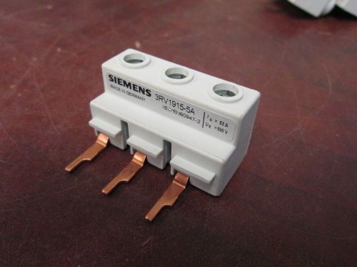 Siemens Connect Terminal 3RV1915-5A *Lot of 4* New Surplus