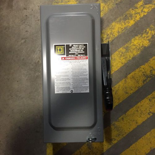H221N 30 Amp Square D Disconnect New In Box 250 Volt 2-Pole Fused Nema 1