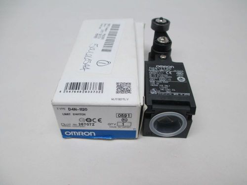 NEW OMRON D4N-1120 ROLLER LIMIT SWITCH 240V-AC D324218