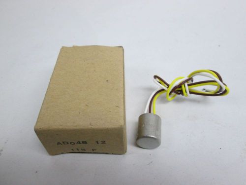 NEW CONTROL PRODUCTS INC CPI AD0448 SNAPSTAT 115F TEMPERATURE SWITCH D299550