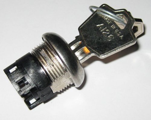 C&amp;K Rotary Keylock Switch - A126 - 2 Keys - Switch Not Included - Keylock Only