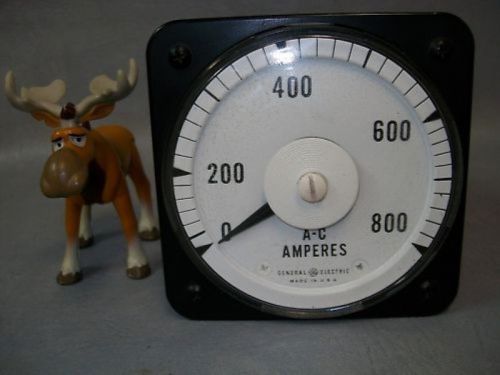 General electric ac 0-800 ammeter 100131lssn1 for sale