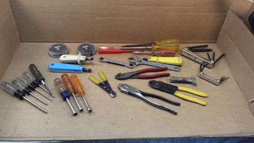 Large lot 26 pieces electrician tools klein, hex sets and torx set, ideal etc for sale