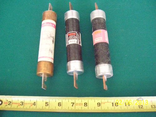 Three - fuses, frs-r-80 bussman and trs-80-r gould-shawmut ,600 volt for sale