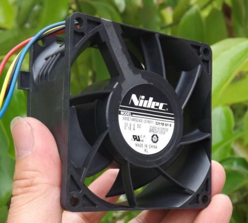 Nidec 8 * 8cm exhaust cooling fan brushless motor can work in wet conditions for sale