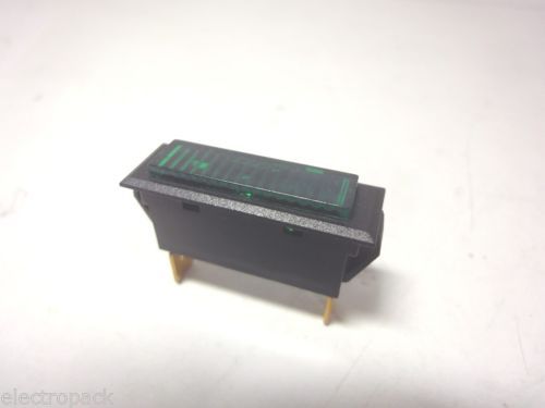 solico 14v 1 2w rectangular green indicator light solico 14v light