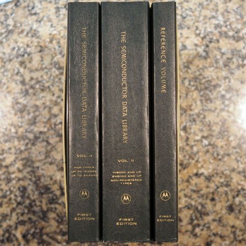 First Edition 1972 MOTOROLA The Semiconductor Data Library 3 Volumes Set Exc.