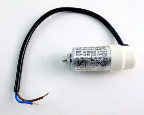Motor starter capacitor 1.5uf, +/-10% 400v, 10&#034; lead for sale