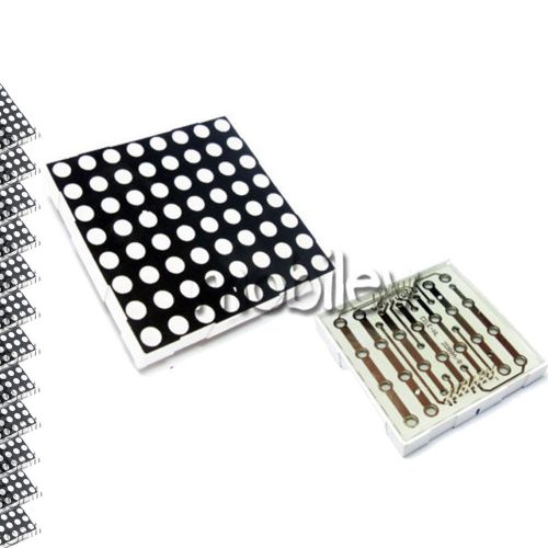 12 LED Dot Matrix Display 8x8 5mm Red Common Anode 16 P