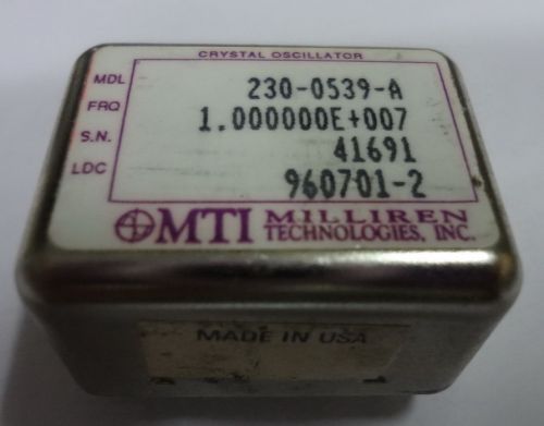 10mhz ocxo mti 230  10mhz ocxo oscillator  1.000000e+007   +12v for sale