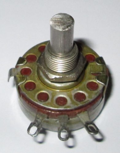 25k ohm  2 watt potentiometer cut down shaft ohmite type ab cu-2531  refurbished for sale
