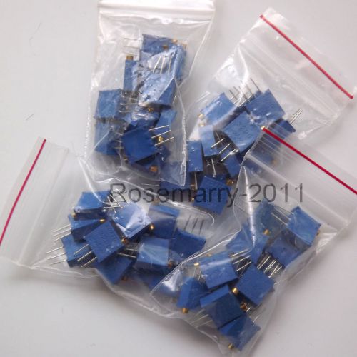 13 values 3296 trimmer trim pot resistor potentiometer kit (100r~1m), 52pcs for sale