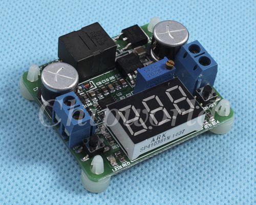 Dc-dc 5-25v buck and boost voltage converter voltmeter display adjustable for sale