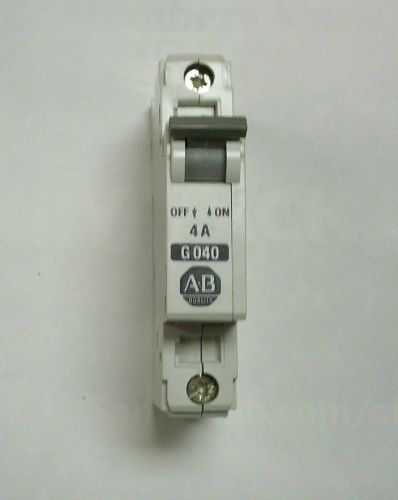 Allen bradley circuit breaker g040 4 amp  ab  1492-cb1 for sale