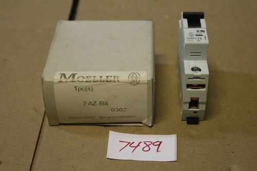 MOELLER FAZ-B6 CIRCUIT BREAKER (7489)