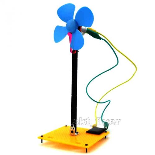 Solar windmill fan model Car Kit C DIY Children Puzzle IQ Gadget Hobby Robotics
