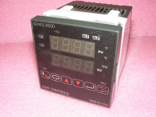 Love controls dwyer inst. series 2600 model 26110 tempature controller for sale