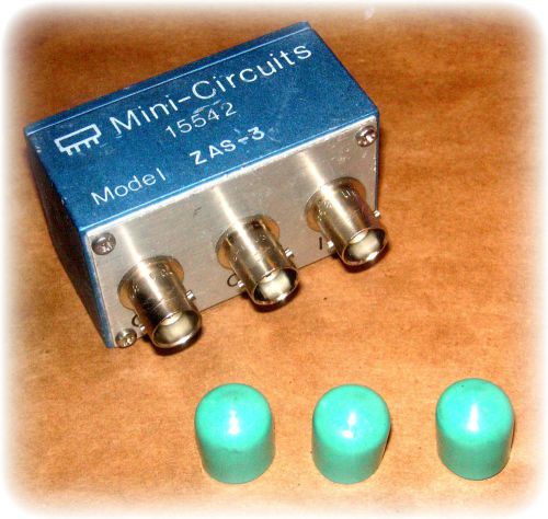 Attenuator/switch, coaxial, 50?, bi-phase, 1 to 200 mhz, bnc connectors (zas-3) for sale