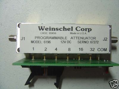 Weinschel Programmable Attenuator model 6196