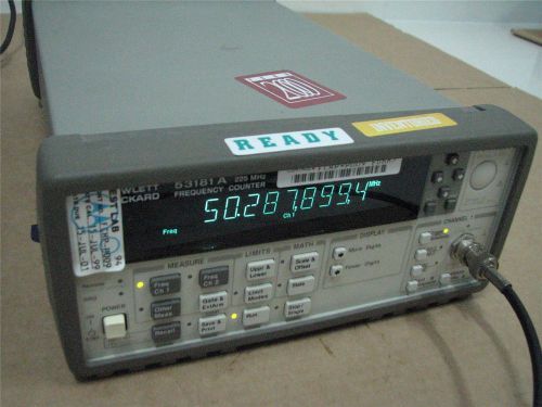 HP Agilent 53181A Frequency Counter, 225mhz 10 digit