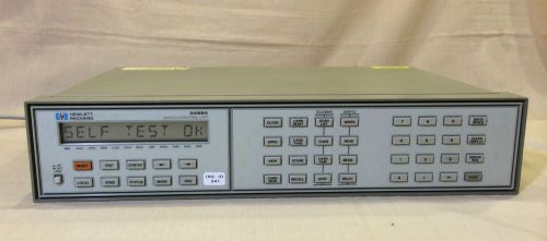 HP / Agilent 3488A Switch Control Unit w/ 1 44471A Module, Every Channel Tested.