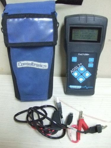 FREE SHIPPING CONSULTRONICS/EXFO Colt 250+ ADSL2+ ADSL Line DSL Tester Cable