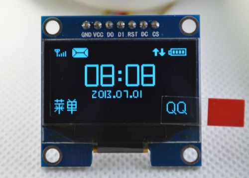 1.3-inch OLED display module blue