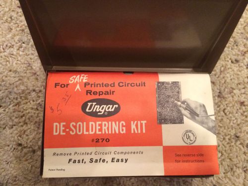 Vintage Ungar De-Soldering Kit #270