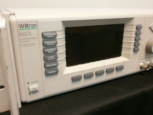 Anritsu 69247a low noise synthesized sig. generator to 20ghz opts 1, 2a, 9k, 15b for sale