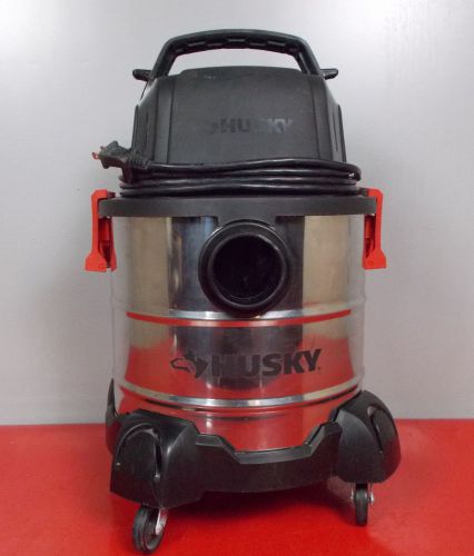Husky 720 323 4 gallon stainless steel wet / dry vacuum only hv04000 for sale