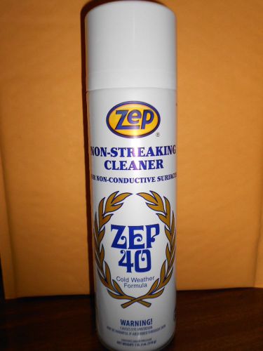 Zep 40 Non-Streaking Cleaner 18oz Can