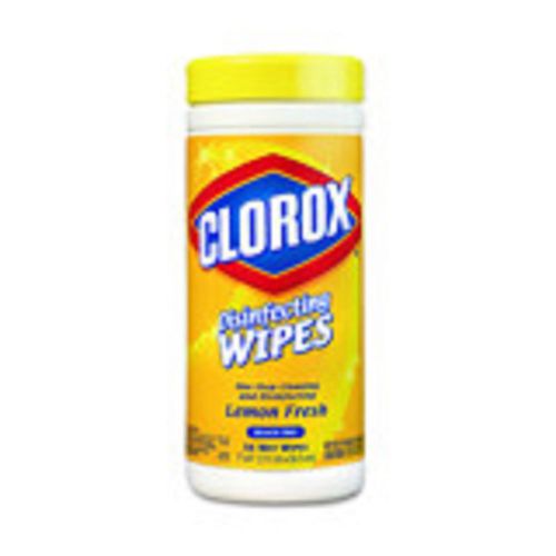 Clorox Lemon Scent Disinfecting Wet Wipes, 35 Wipes per Canister