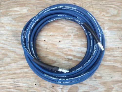 50ft 3/8&#034; 4000psi blue non-marking pressure washer hose for sale