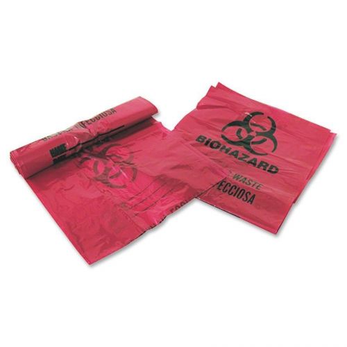 MHMS MHM03EB086000 Infectious Waste Red Disposal Bags Pack of 200