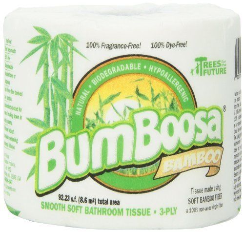 Bum Boosa Bamboo 3-Ply Bathroom Tissue  1 Roll with 220 Sheets