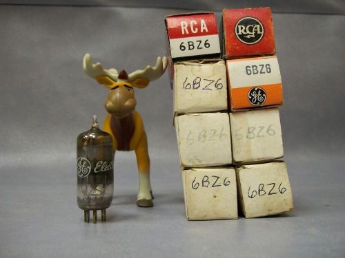 6bz6 vacuum tubes  lot of 8  ge / rca / zenith for sale