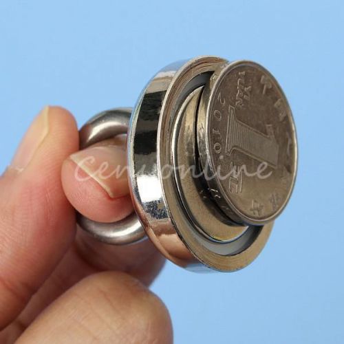 Neodymium iron boron strong magnet n52 with circular rings salvage 32mm x 30mm for sale