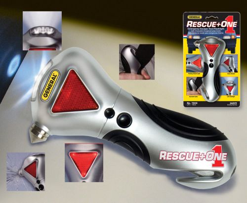 General Tools Rescue 1 Auto Emergency Tool &amp; LED FlashLight, Magnetic #7902