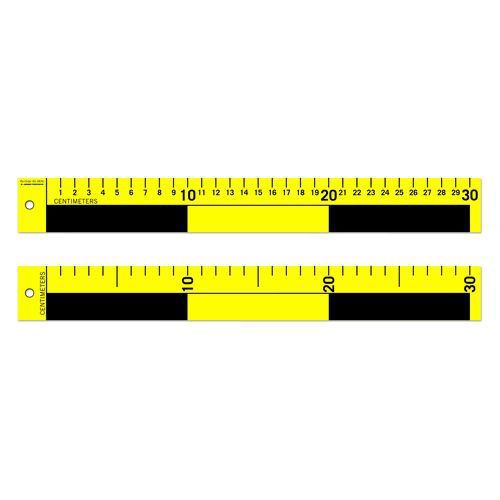 Armor forensics 707263 yellow &amp; black 30cm (5 pack) horizontal &amp; vertical scales for sale