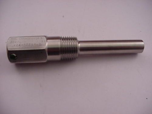 New johnson controls te-6300w-102 6&#034; stainless steel thermowell use with te-6300 for sale